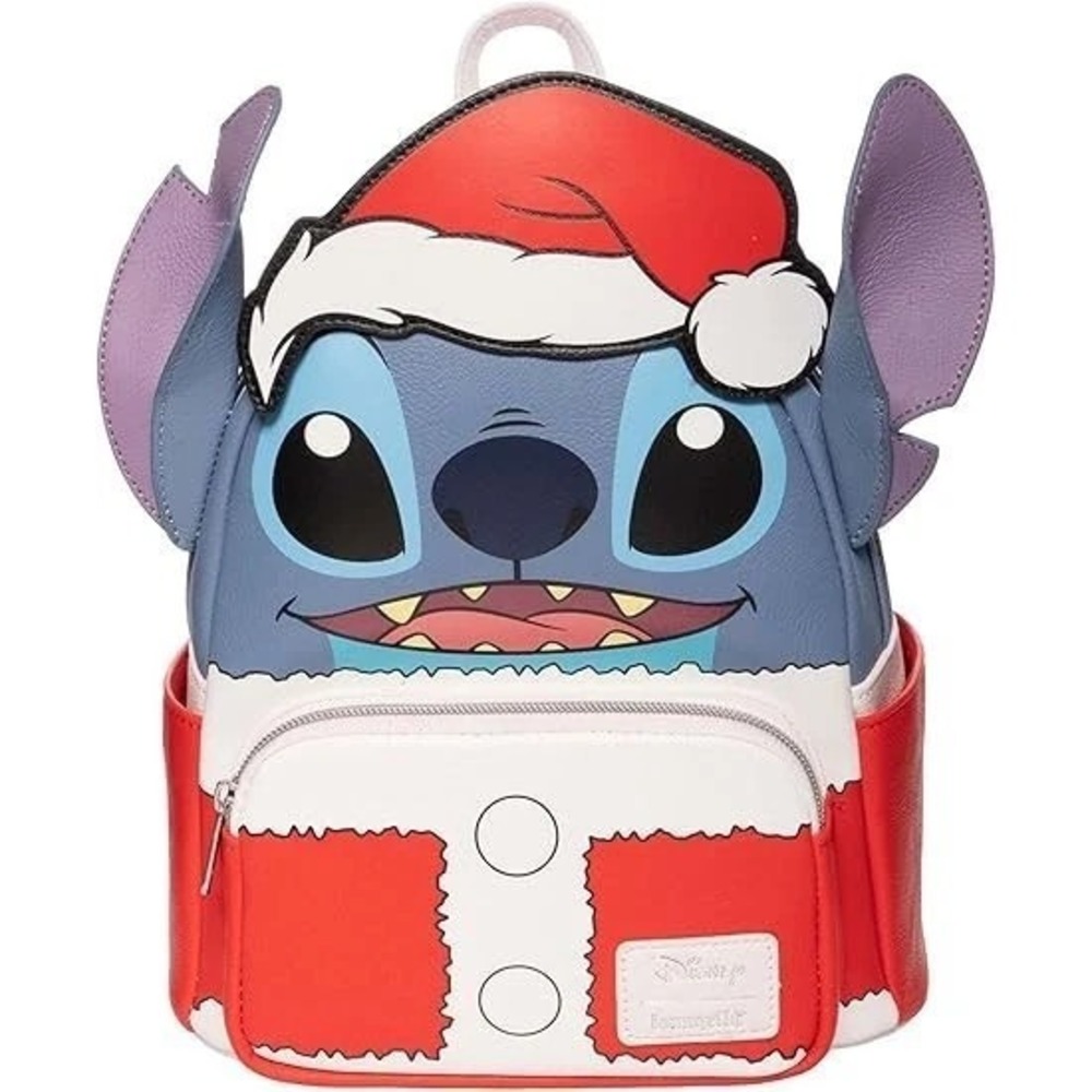 Loungefly Lilo & Stitch Holiday Santa Stitch Mini Backpack EE Exclusive - Picture 1 of 1